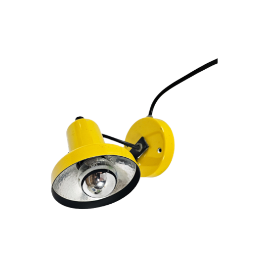 Philips - Nws 85 - Wandspot - Space Age Verlichting - Geel - 70's 1