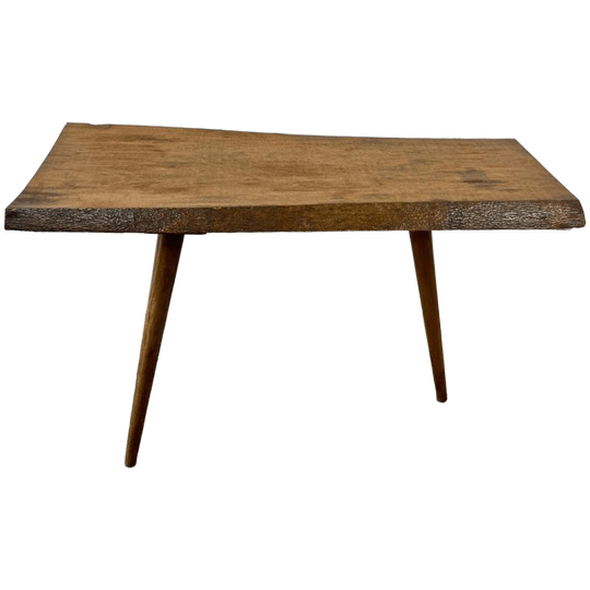 Vintage Bijzettafeltje Plantentafel - Hout - Natuurlijk 1