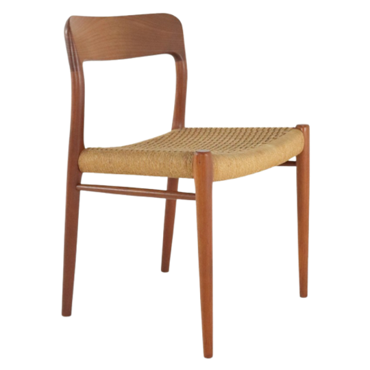 Niels O Möller Stoel Model 75 Eetkamerstoel Vintage 1
