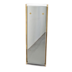 Vintage Messing Acrylic Spiegel Regency ‘70 Goud Italie thumbnail 1