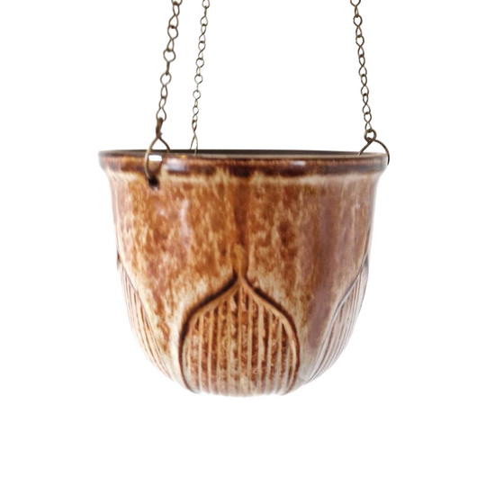 Vintage Hangpot Bloem Keramieke Hangpot Jaren 70 1