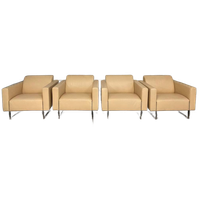 Mare Artifort Fauteuils (4x) - Design Klassiekers. Leder.