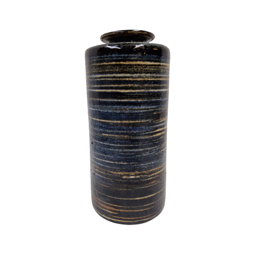 Striped Cylinder Zaalberg Vase, Dutch Modernist, 1970S
