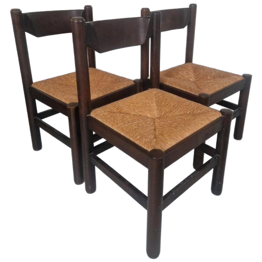 3 Vintage Stoelen In De Stijl Van Vico Magistretti Design 1
