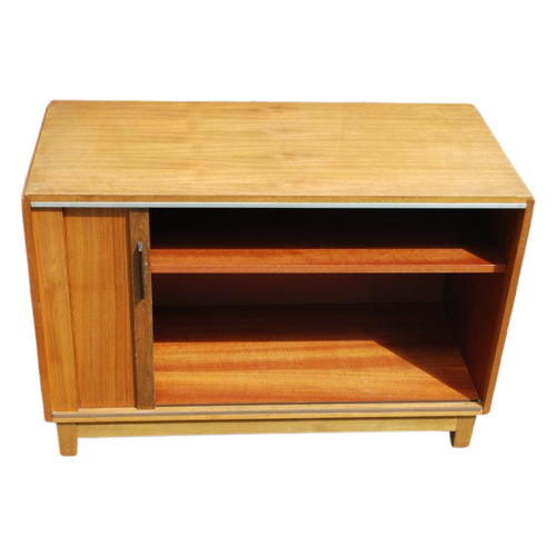 Teak Roldeurkast Vintage