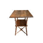 Bijzettafel Etagère Eiken Hout Vintage thumbnail 1