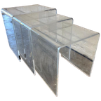 Set Van 3 Nesting Tables In Plexiglas / Salontafel thumbnail 1
