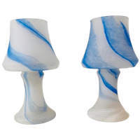 Glazen Jaren 80 Bedlampjes (2) Design Monica Backstrim