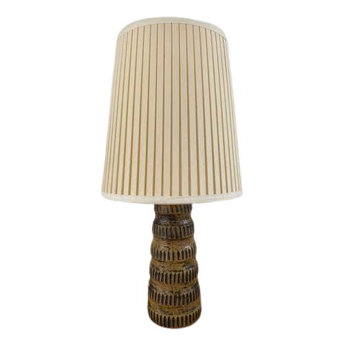 Vintage Spara Schamotte Lamp. Spara Keramiek. West Germany Lamp. 615/25