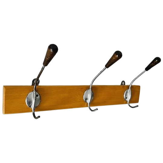 Vintage Deens Design Wandkapstokje Teak 1960’s 1