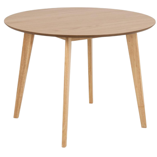 Roskilde Eetkamertafel - Ø105 Cm - Eiken 1