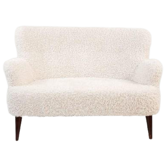 Artifort Theo Ruth Bankje | Doodle Creme Stof Teddy Pluche 1