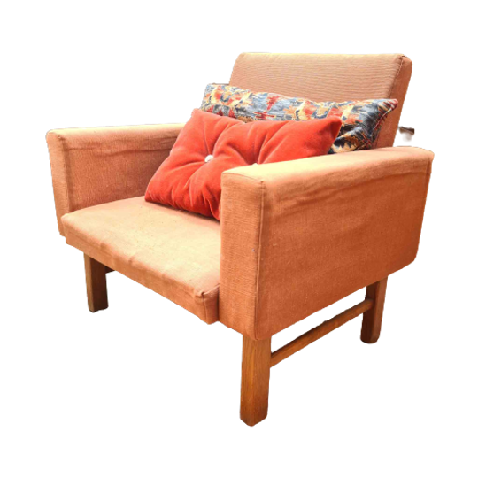 Pastoe Fauteuil, Roest Bruin 1