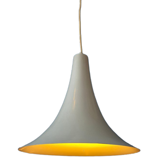 Kleine Vintage Beige Heksenhoed Hanglamp 1