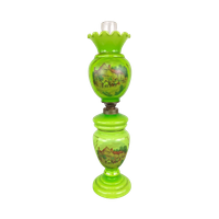 Groene Opaline Olielamp