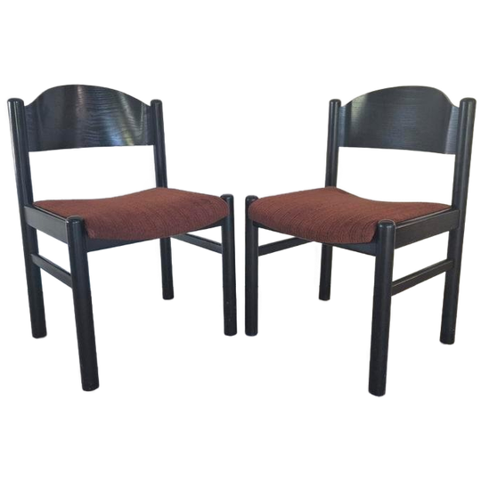 2 Vintage Magistretti Stijl Eetkamerstoelen 1