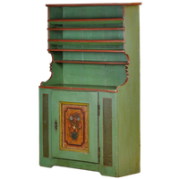 Folk Art Kast, Oostenrijk, Circa 1880