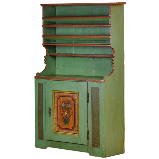 Folk Art Kast, Oostenrijk, Circa 1880 1