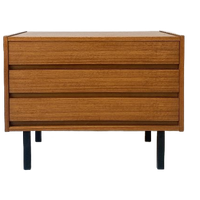 Vintage Houten Ladekast Met 3 Lades