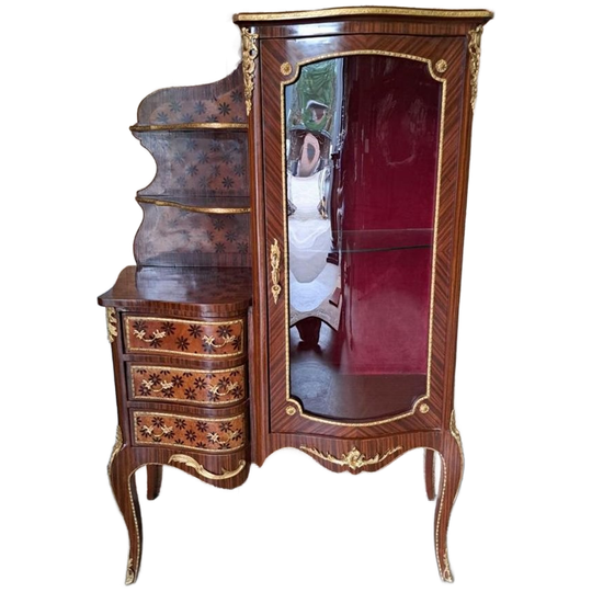 Klassieke Salonkast , Vitrinekast, Slaapkamer Meubel 1