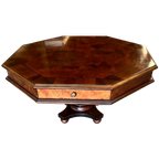 Vintage Salontafel Met Walnootfineer thumbnail 1