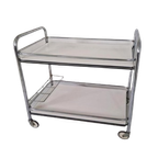 Franse Vintage Trolley Barcart Formica Chroom Bauhaus. thumbnail 1