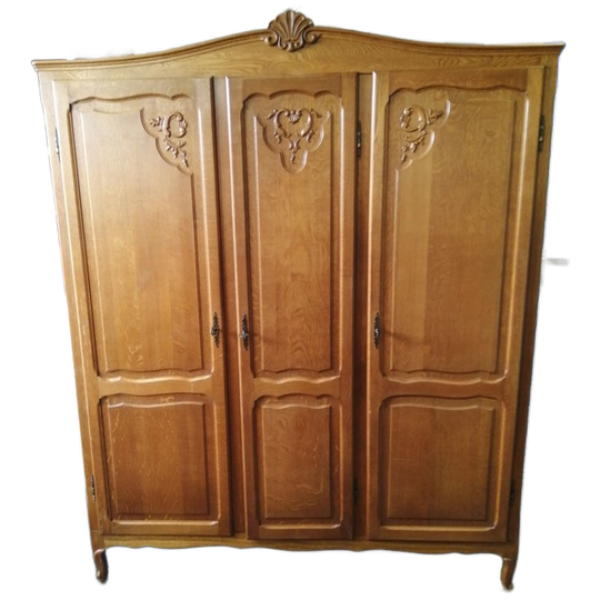 Kledingkast Vintage Eiken 1