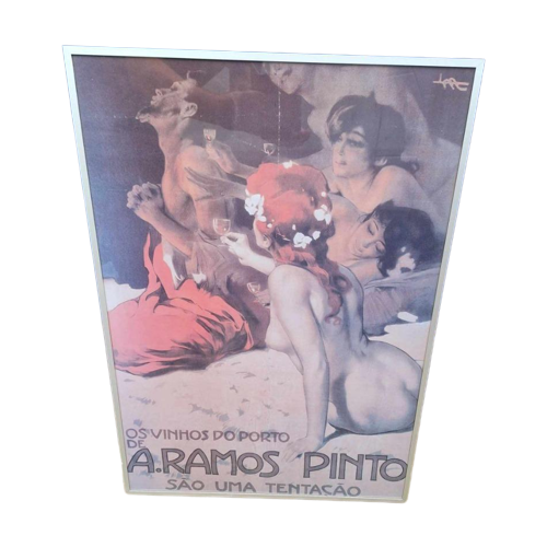 Erotisch Getinte Poster A.Ramos Pinto In Een Barth Lijst.