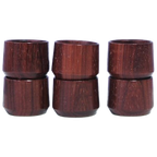 Set Vintage Houten Eierdopjes X6 thumbnail 1