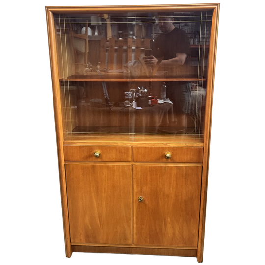 Vintage Highboard / Vitrinekast, Duitsland 1970's 1