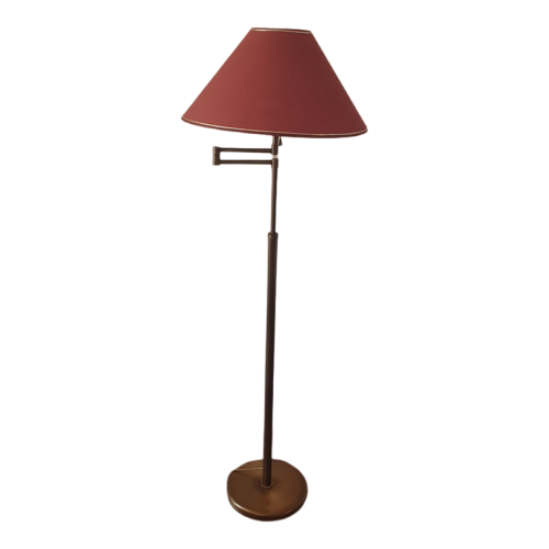 Design - Vloerlamp - Staande Lamp - Leeslamp - Rode Kap -