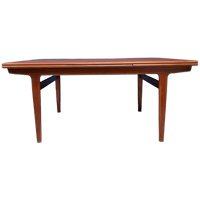 Vintage Verlengbare Eettafel, Deens Design Uit De Jaren 60