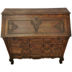 Antiek Vintage Secretaire Ladekast Landelijk Bureau Buro 1 thumbnail 1