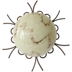 Art Deco Stijl Plafondlamp, Jaren '60 thumbnail 1