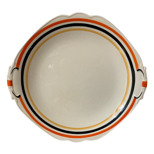 Prachtige Vintage Barker Bros Ltd Tudor Ware Rond Bord! | Kerst 1
