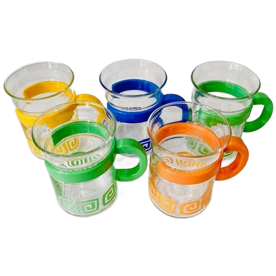 Set Vintage Theeglazen Randwyck Maastricht 1