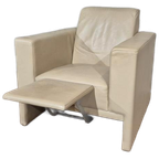 Leolux Trabacalo - Fauteuil - Crème - Leder - Design thumbnail 1
