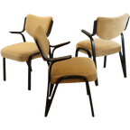 Schwingsessel Fauteuil Fehrbelling Vintage | 2 Stuks Op Voorraad thumbnail 1