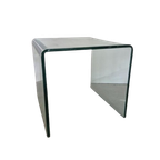 Fiam Of Framati Gebogen Glas Italiaans Design Side Table thumbnail 1