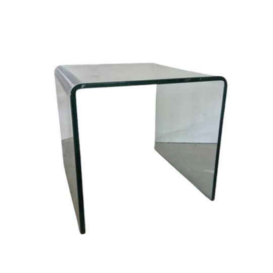 Fiam Of Framati Gebogen Glas Italiaans Design Side Table 1
