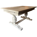 Gebeitste Eiken Uitschuifbare Tafel thumbnail 1