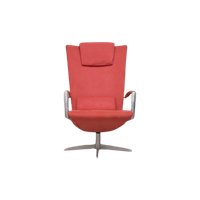 Zganieuw! Rode Stoffen Design Relaxfauteuil Van Twisk