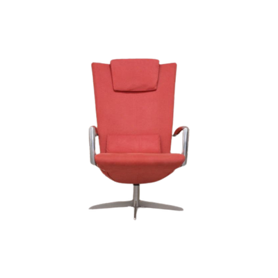 Zganieuw! Rode Stoffen Design Relaxfauteuil Van Twisk