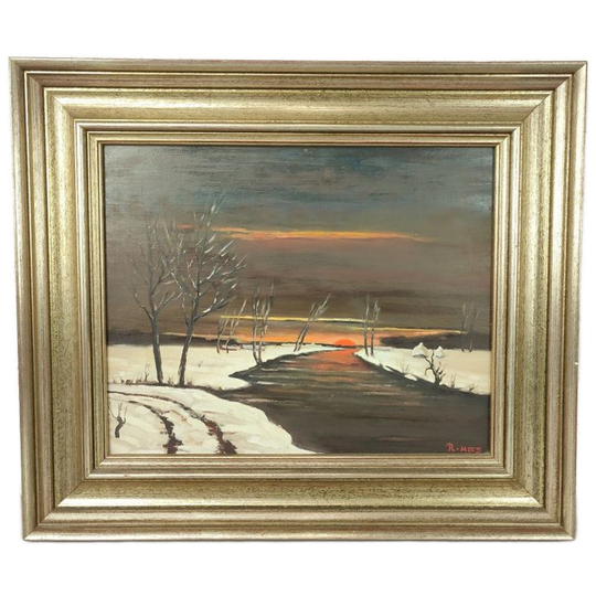 R. Mees - Winter Landschap 1