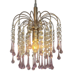 3 Beschikbaar! Vintage Murano Teardrop Kroonluchters Hanglampen thumbnail 1