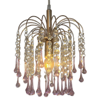3 Beschikbaar! Vintage Murano Teardrop Kroonluchters Hanglampen