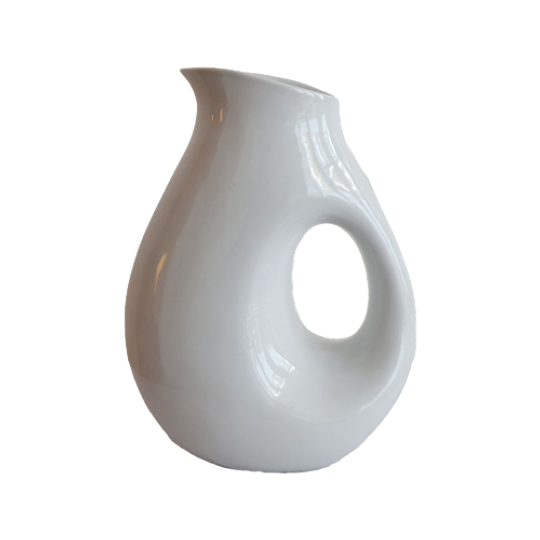 Pols Potten Big Jug With Hole White, Na 2000 1