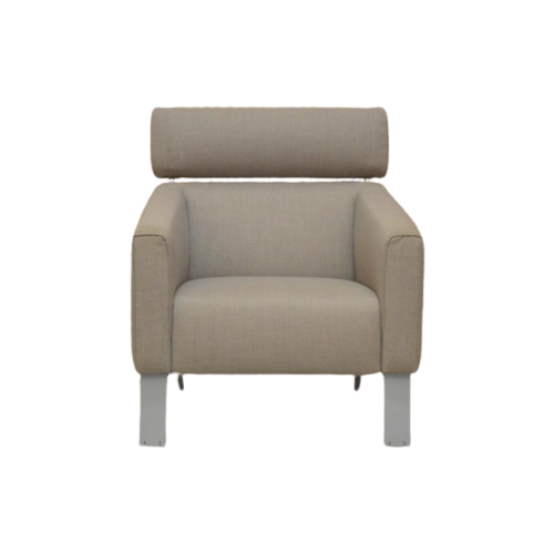 Zganieuw Beige Stoffen Leolux Patachou Design Fauteuil!