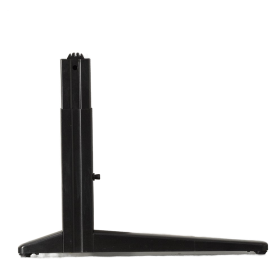Ahrend Essa L-poot, Zwart, Hoogte Instelbaar 1