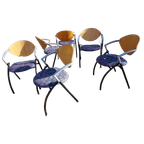 Set Van 6 Vepa Alpine Vergaderstoelen, Eetkamerstoelen, Stapelbaar thumbnail 1